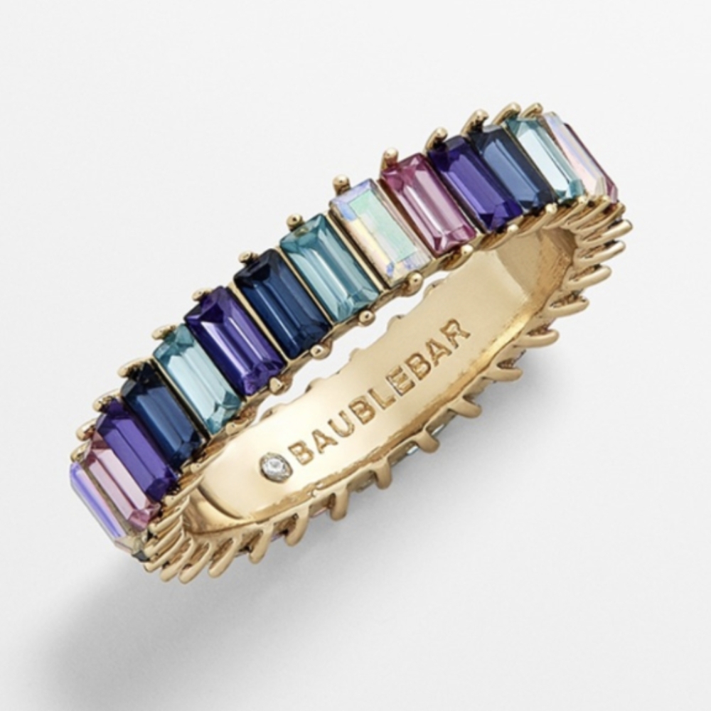 BaubleBar Mini Alidia Ring- Blue Ombre